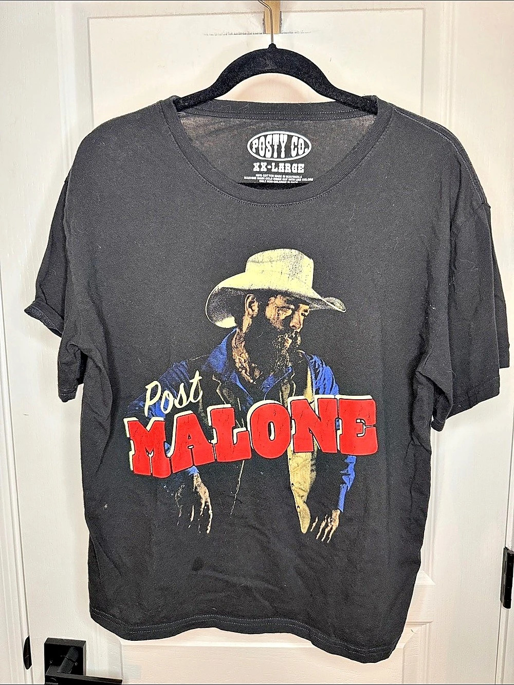 Posty Co. Post Malone graphic tee. Black Size XX-Large